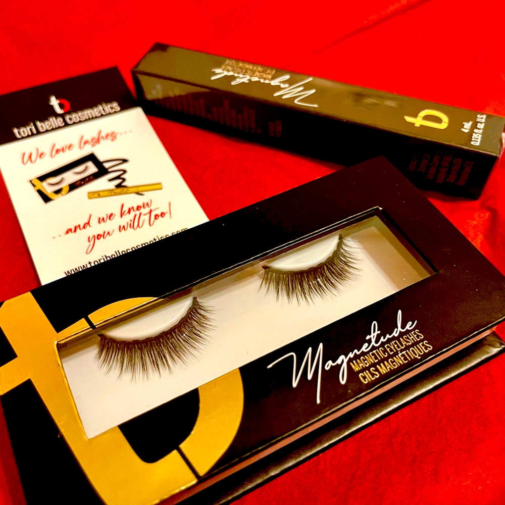 Tori Belle SET of brand new lashes + magnetic liner.